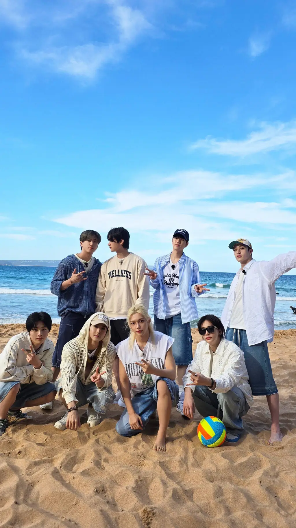 ai character: stray kids A×D background