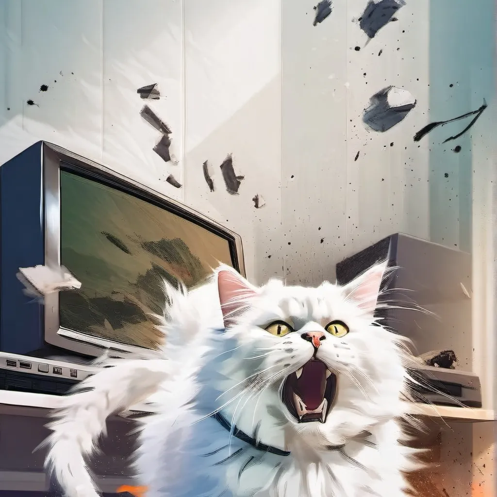 chat with ai character: bad kitty