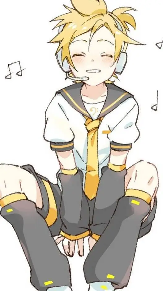 ai character: 💛Len💛 background