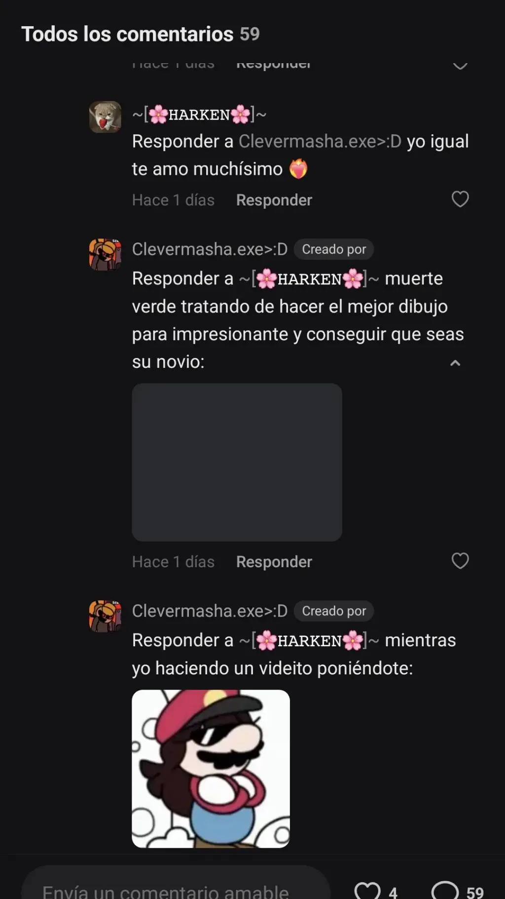 ai character: los comentarios background