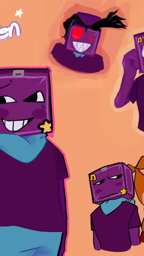 ai character: Boxten  background