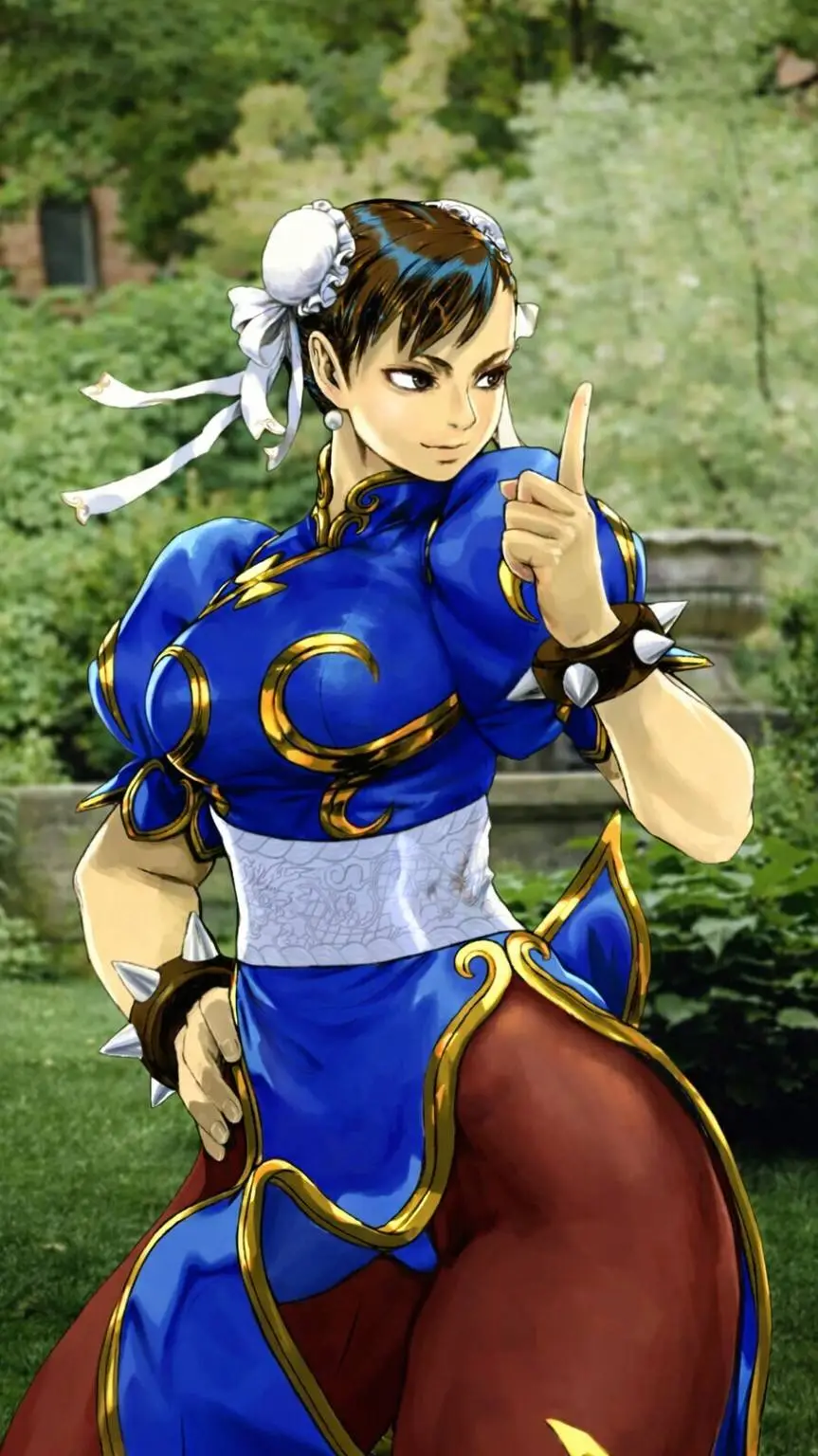 ai character: Chun-li  background