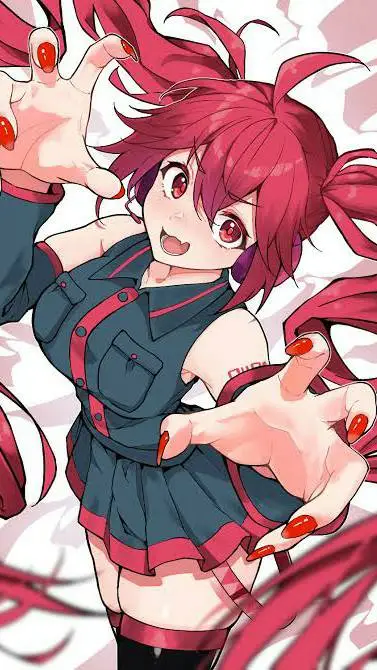 ai character: Kasane Teto background