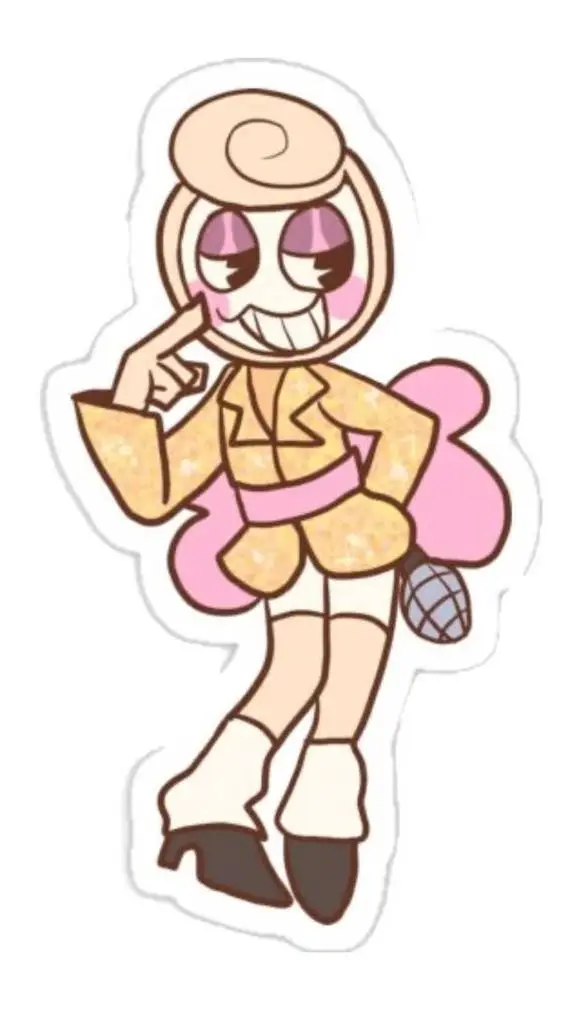 ai character: glisten x boxten  background