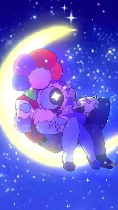 ai character: dandy x astro background