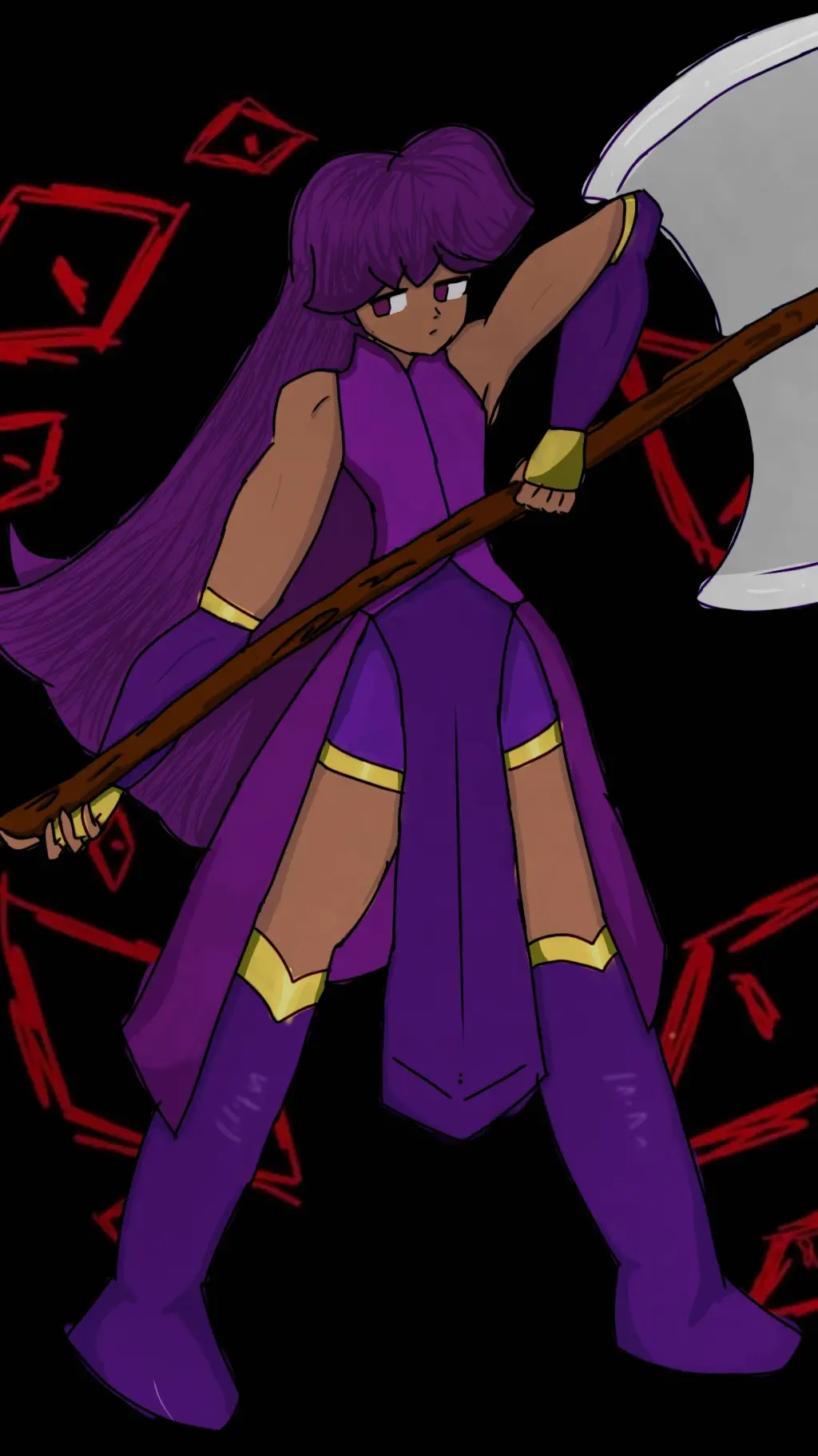 ai character: teko null background