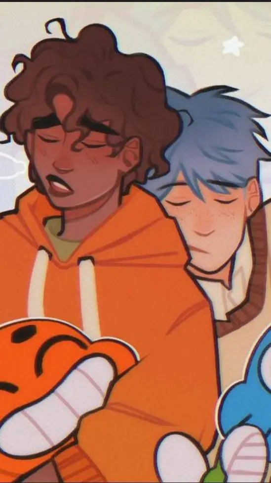 ai character: Darwin x gumball background