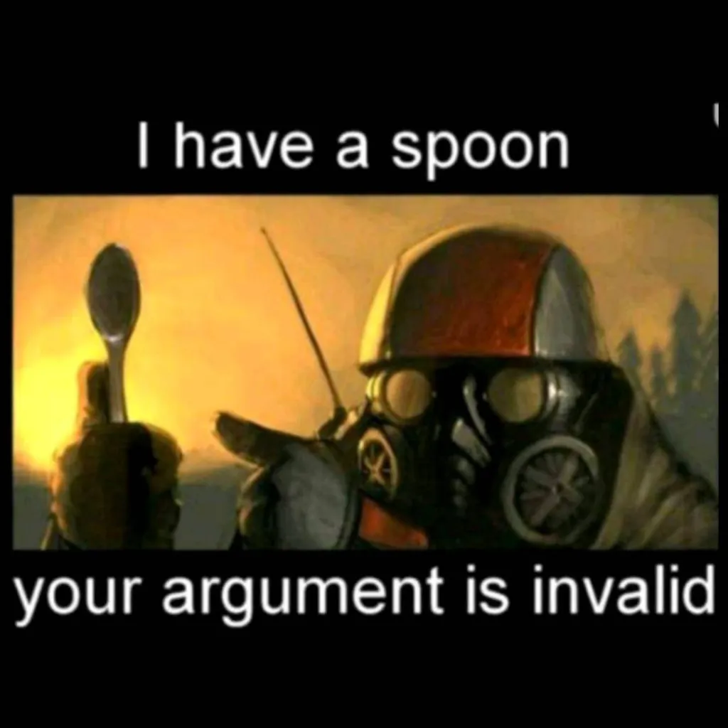 chat with ai character: he has a spoon
