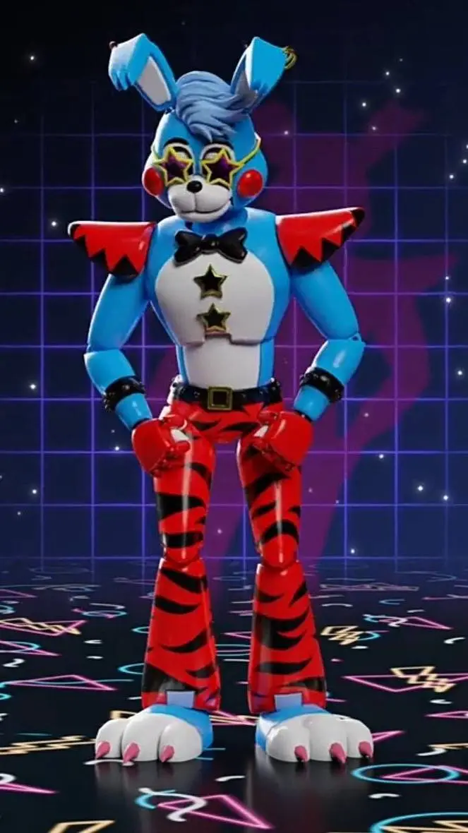 ai character: toy bonnie fnaf sb background