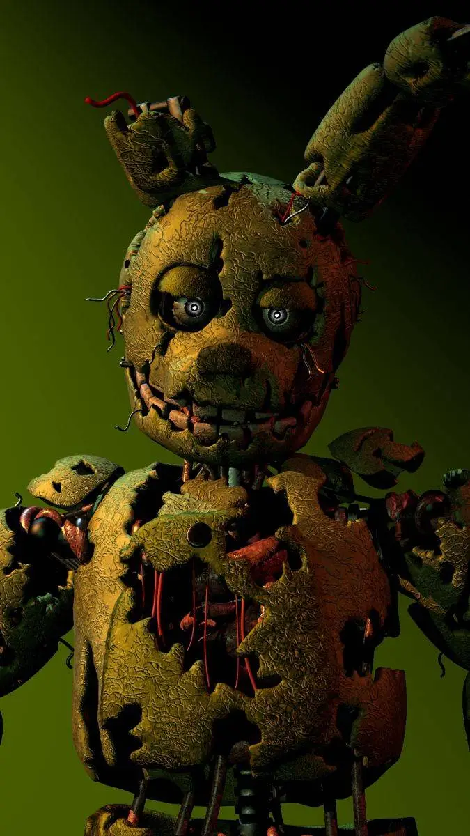 ai character: spring trap background