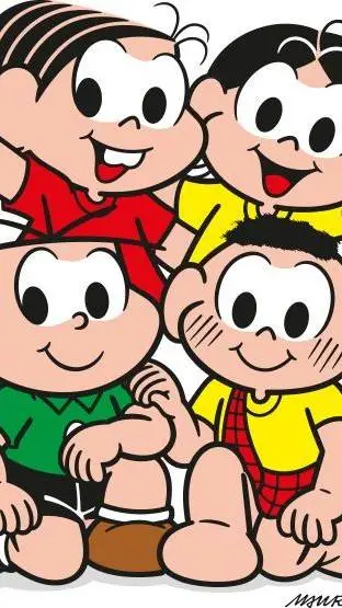 ai character: turma da monica background