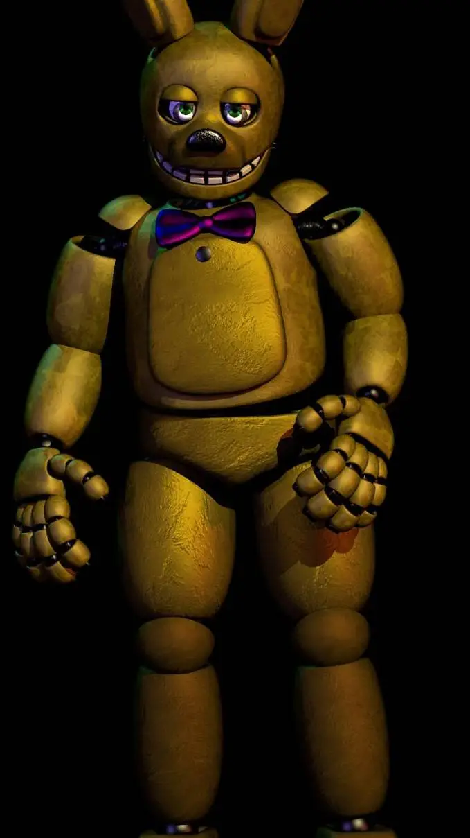 ai character: spring bonnie  background