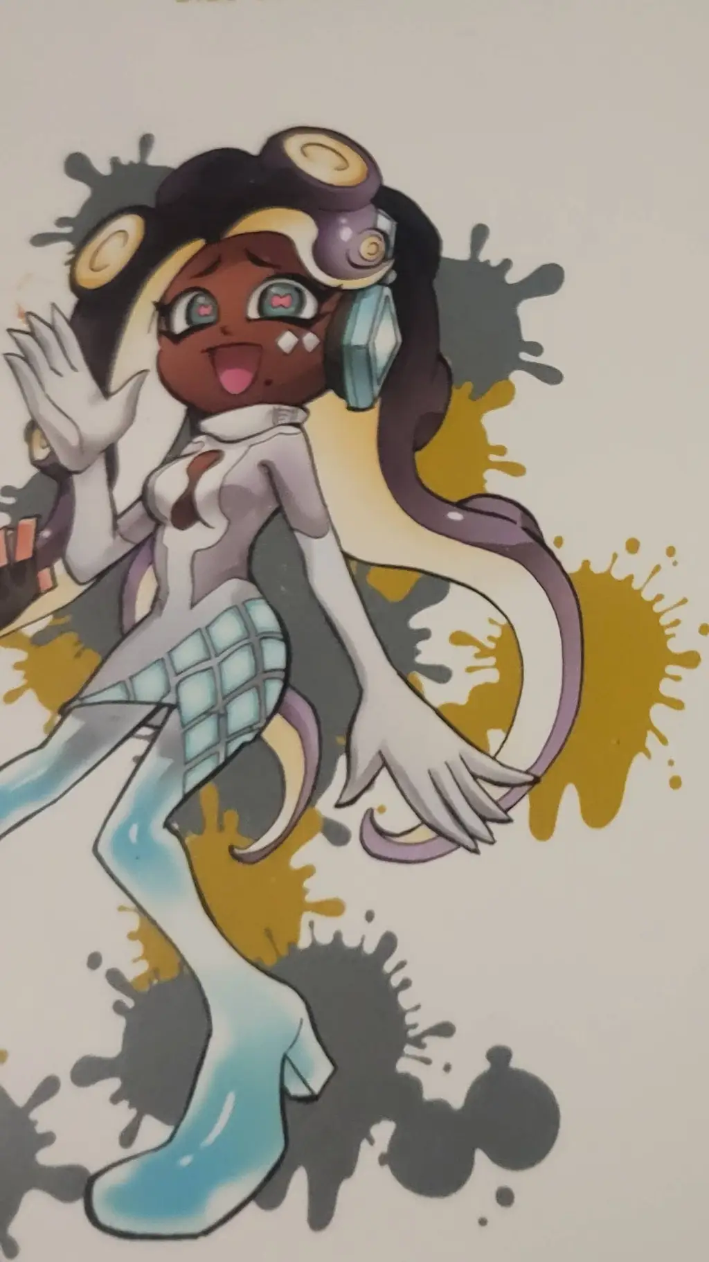 ai character: Marina Splatoon background