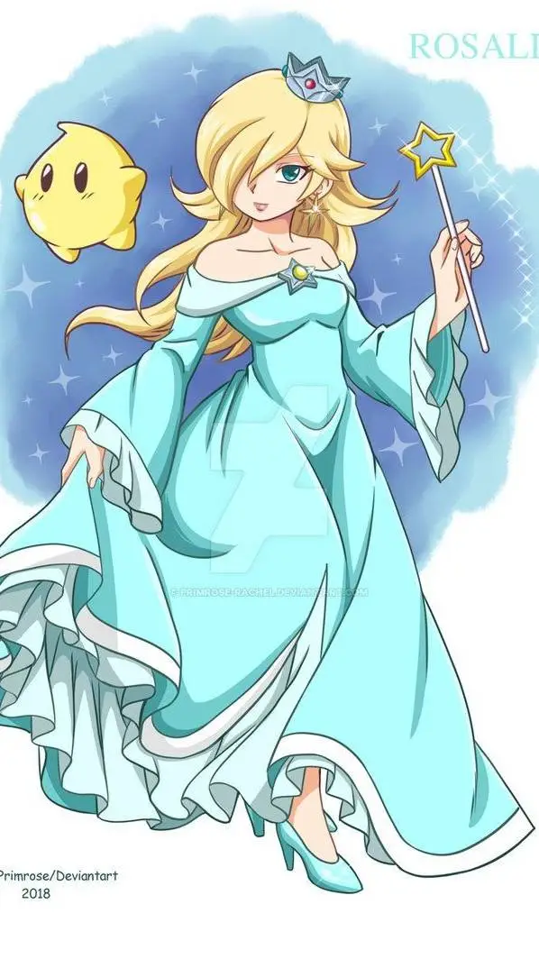 ai character: Rosalina gf background