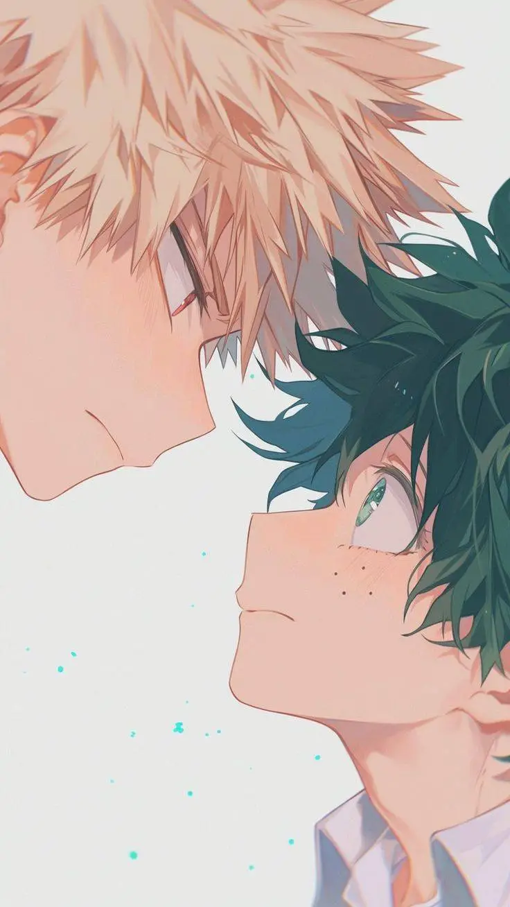 ai character: 💚Baku deku🧡 background
