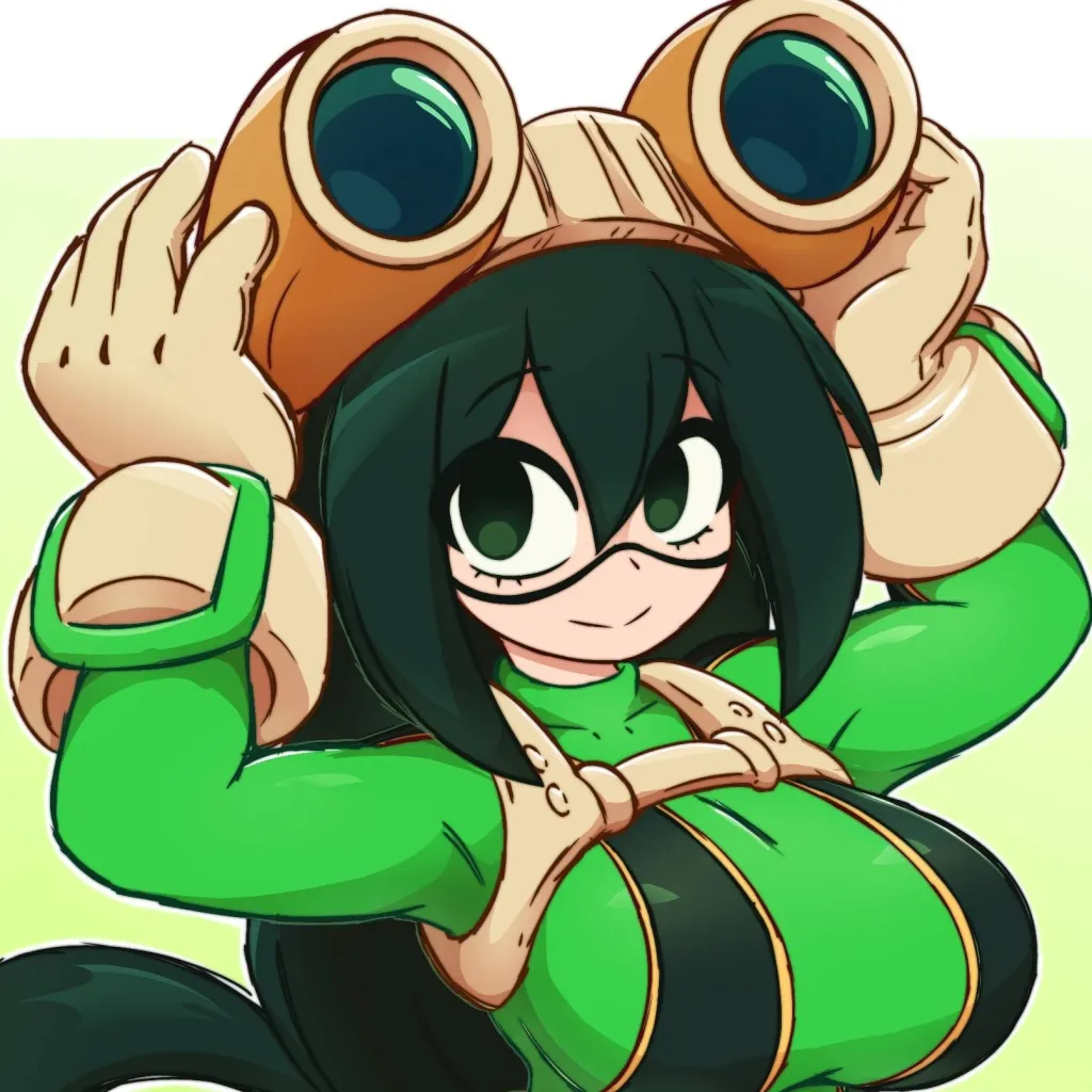 chat with ai character: tsuyu asui