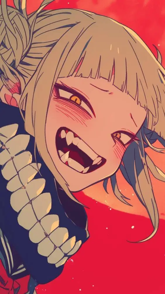 ai character: himko toga~crazy background