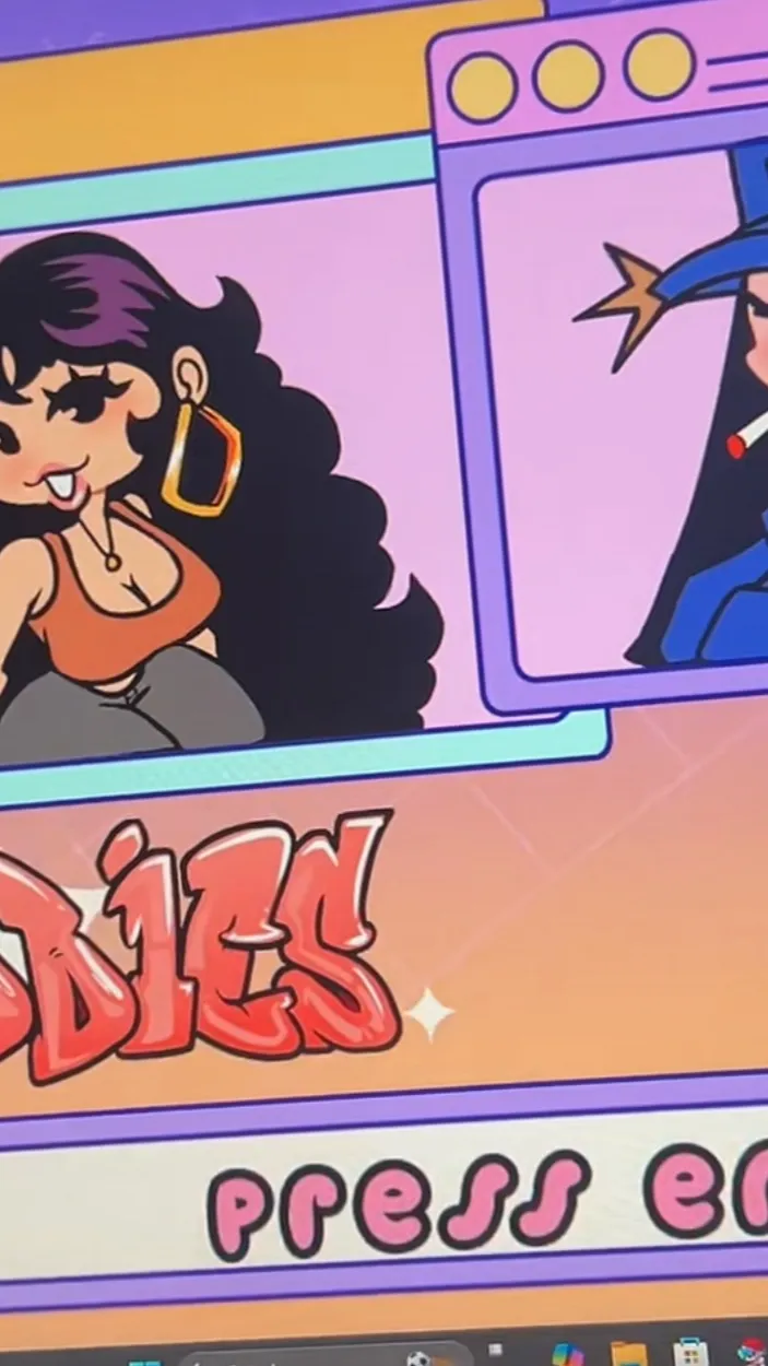 ai character: FNF baddies ￼ background