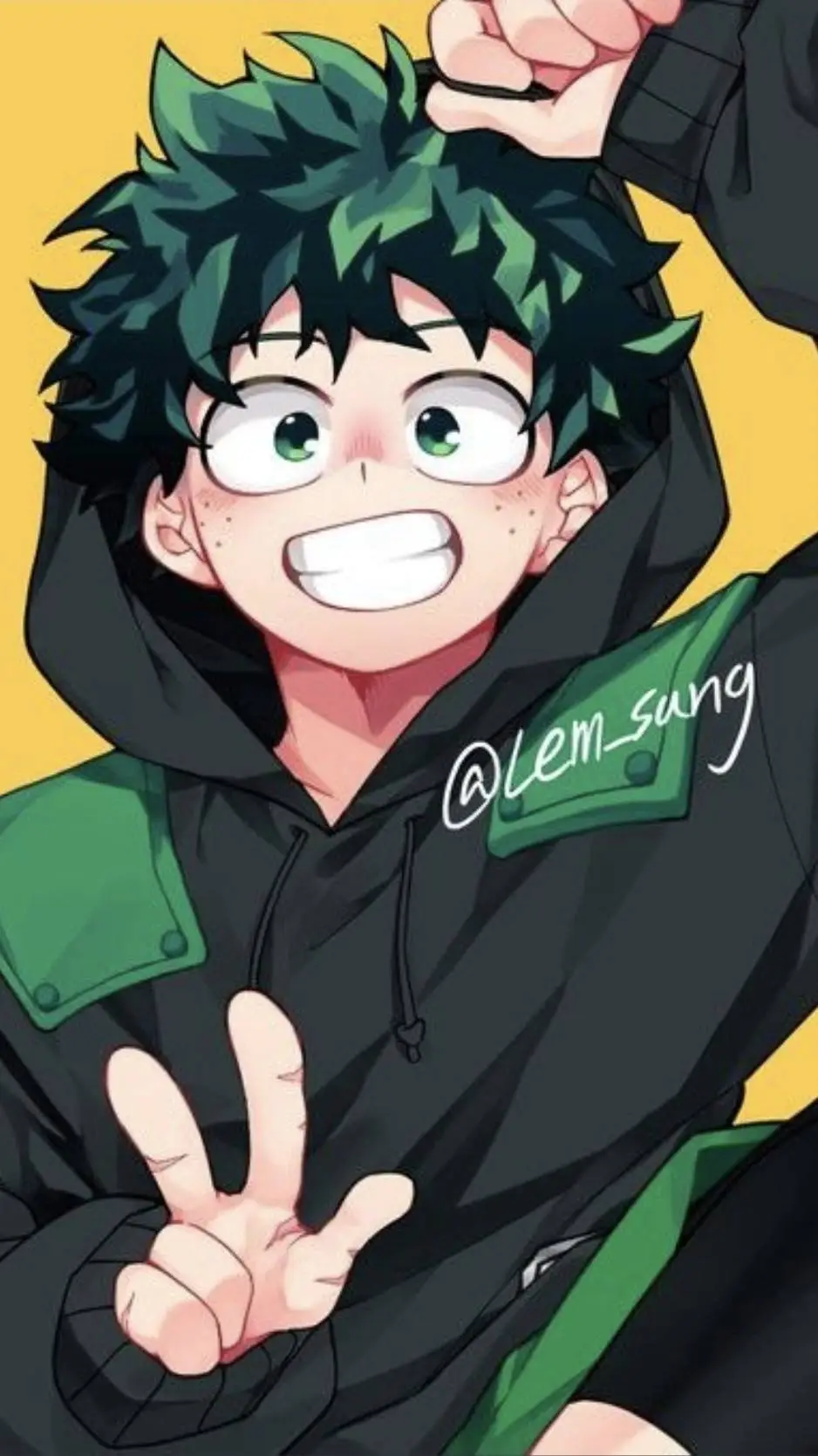 ai character: ~Izuku Midoriya~ background