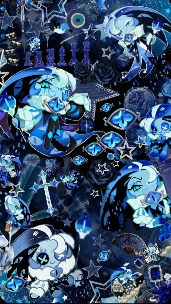 ai character: Shadow Milk cookie background