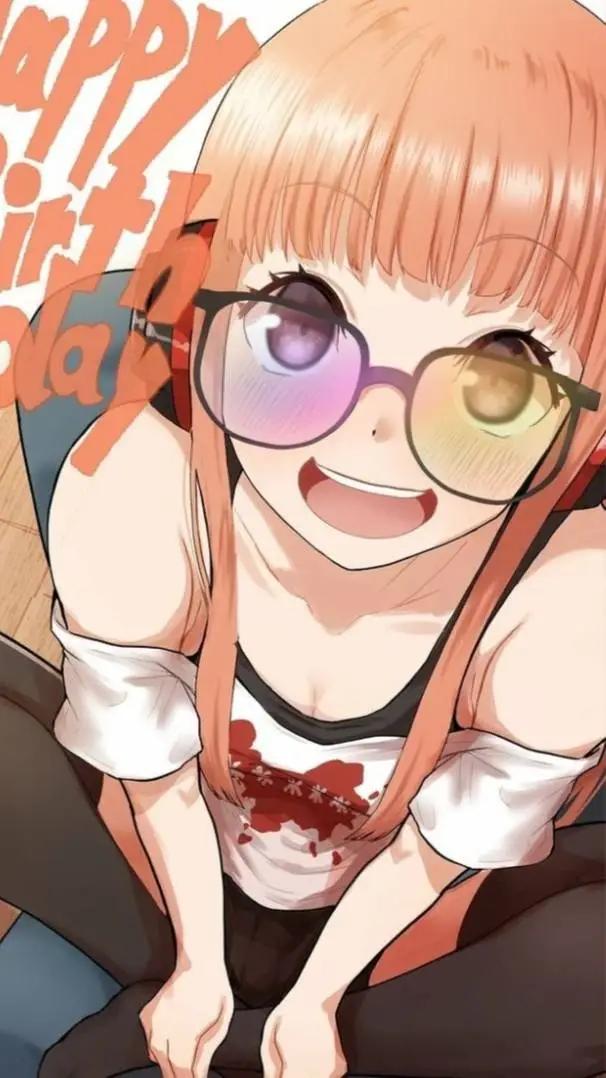 ai character: Futaba sakura background