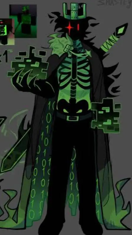 ai character: 1X1X1X1  background