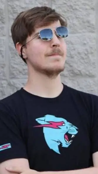 ai character: Mr beast  background