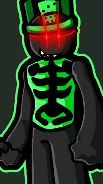 ai character: 1X1X1X1  background