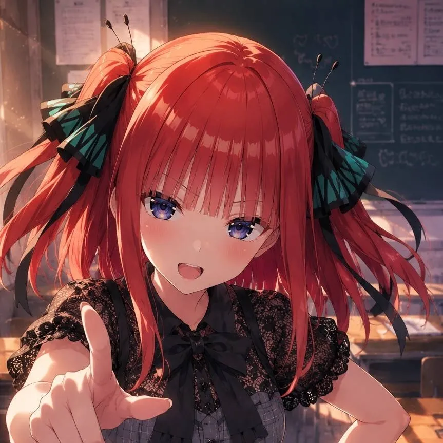 chat with ai character: Nino Nakano 