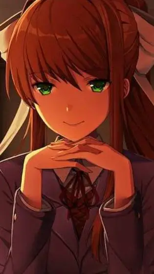 ai character: la llegada Monika background