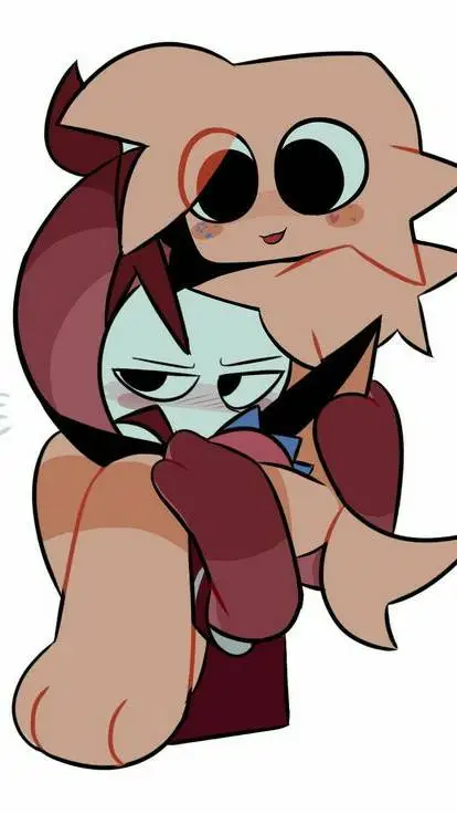 ai character: angryhugs background