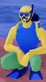 ai character: scuba Jeff  background