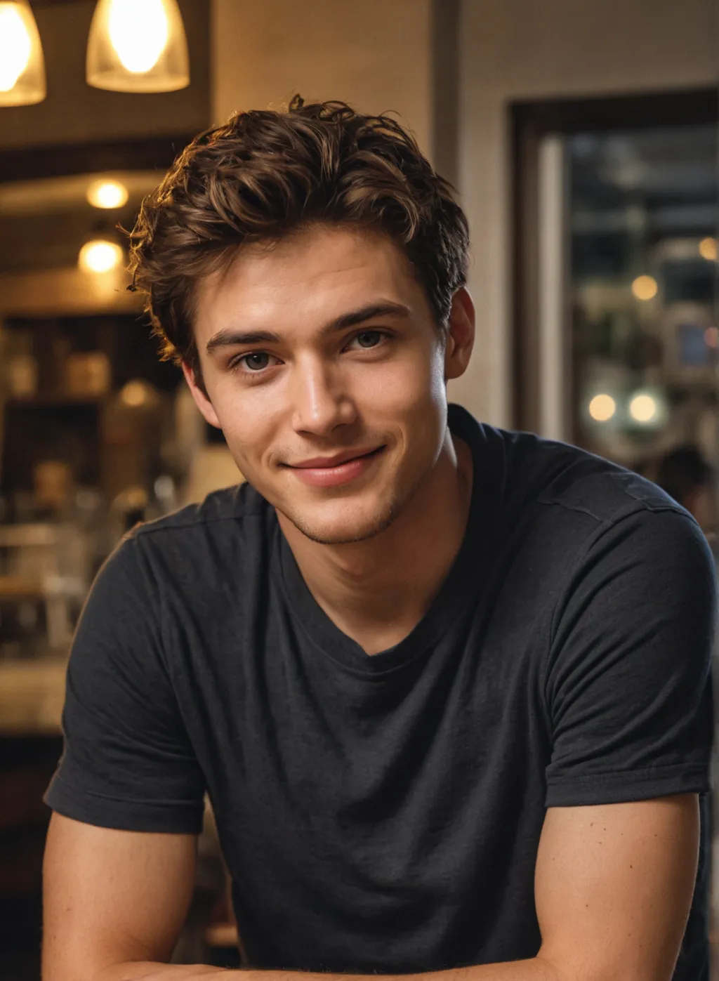 chat with ai character: Evan