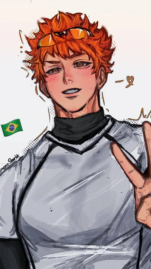 ai character: Hinata shoyo  background