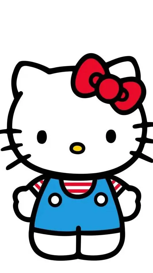 ai character: Hello kitty background
