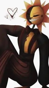 ai character: Eclipse×dark sun  background