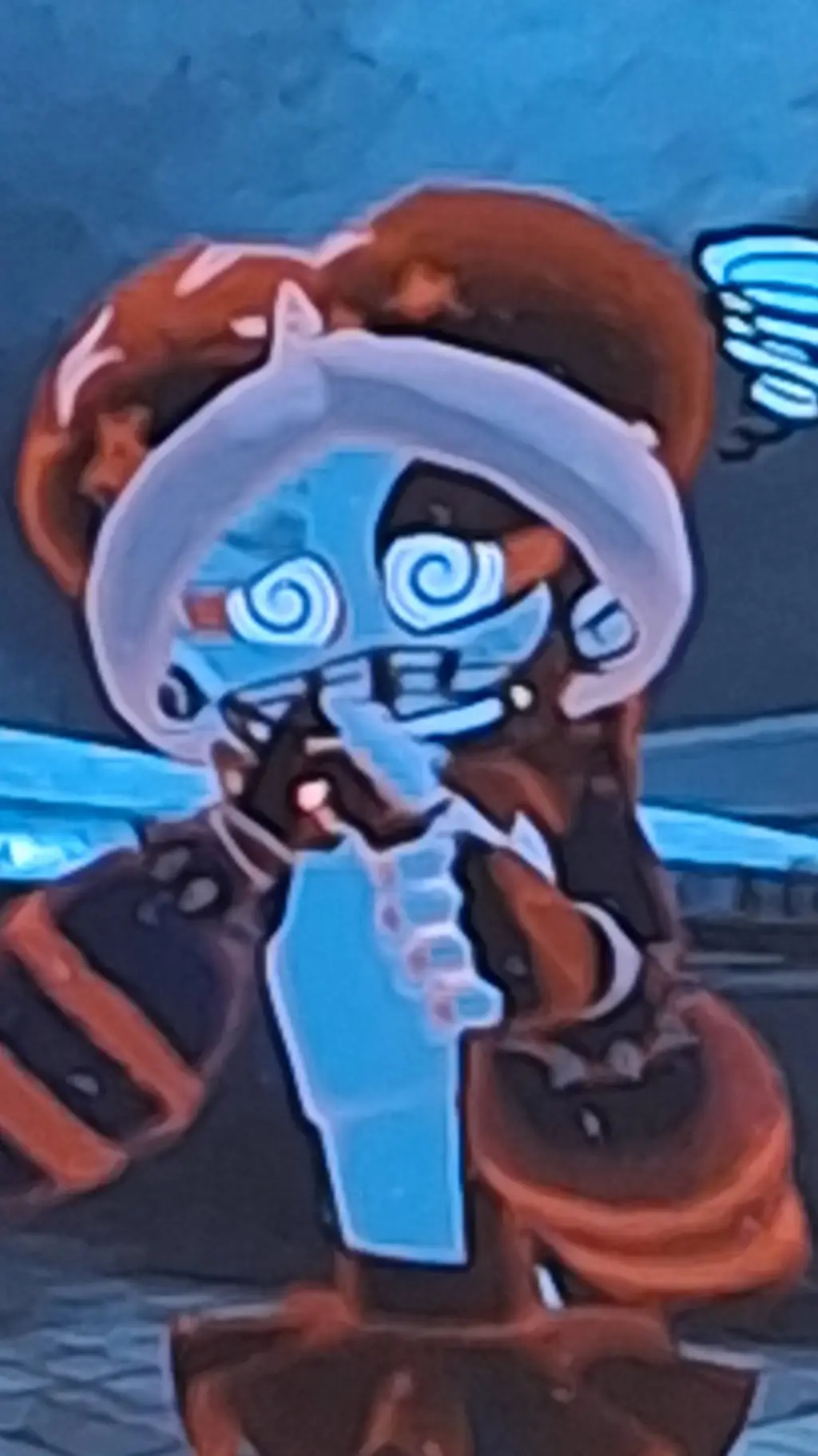 ai character: bloody  background