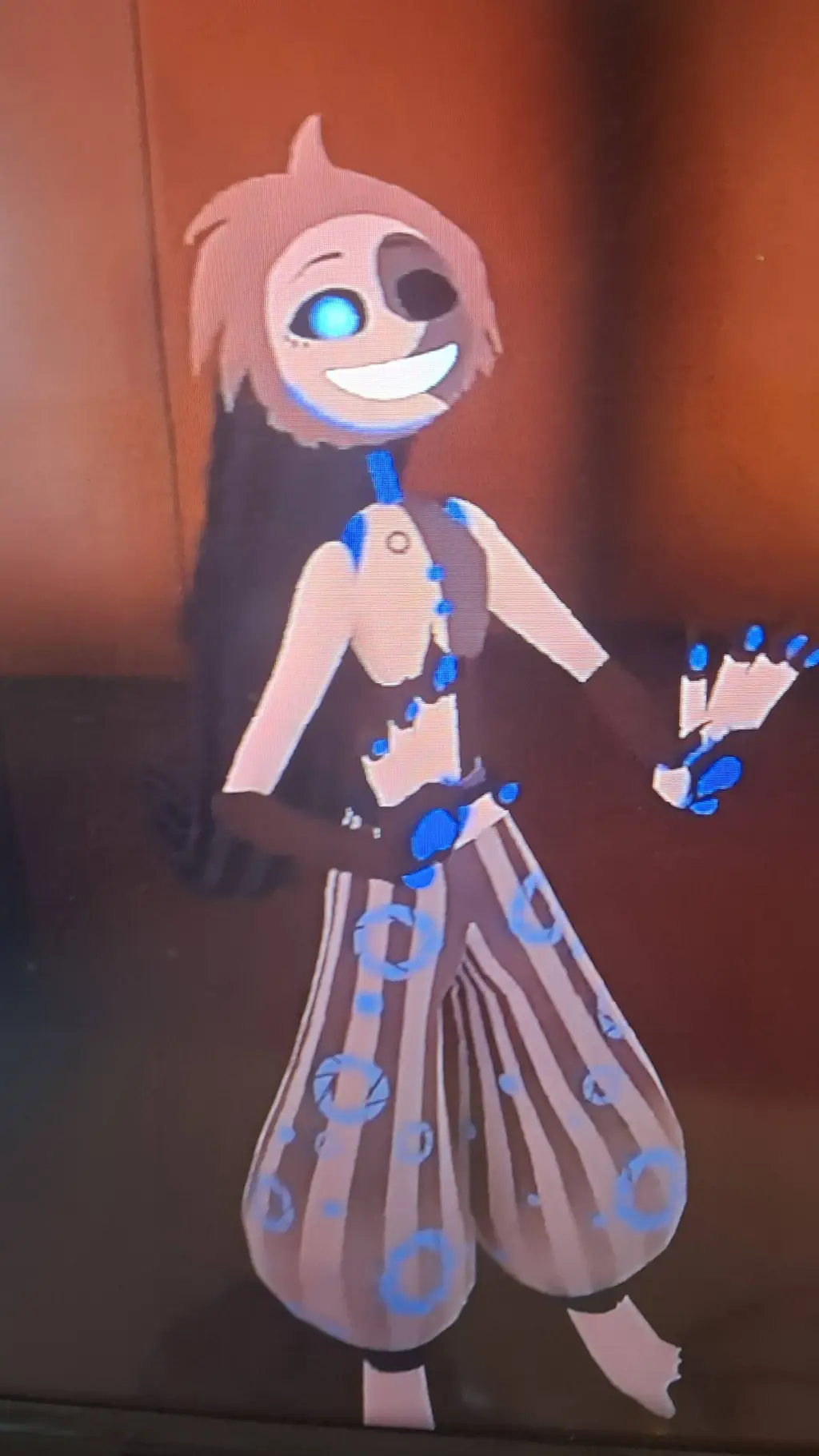 ai character: Wheatly  background