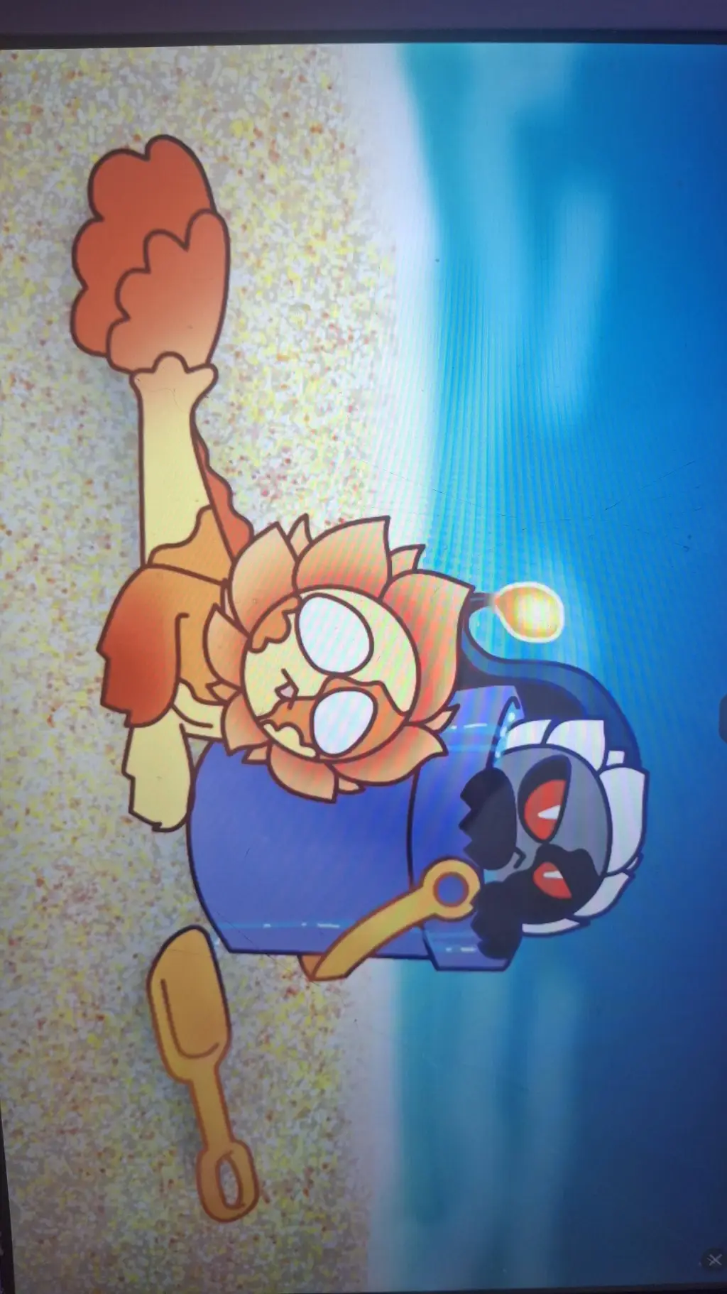 ai character: Sirensunandmoon background