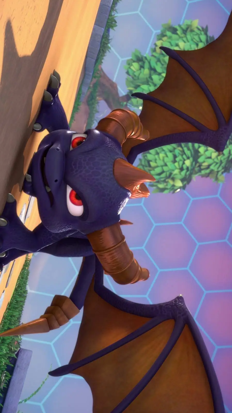 ai character: malfore×Spyro background