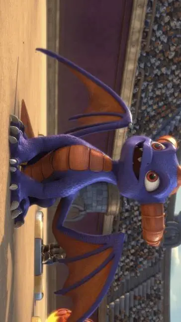 ai character: spyro×Malfore  background
