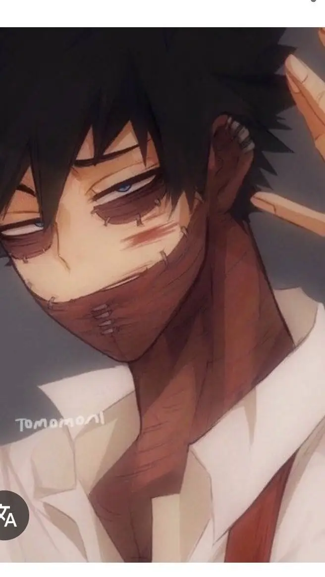 ai character: paralysie dabi mha background