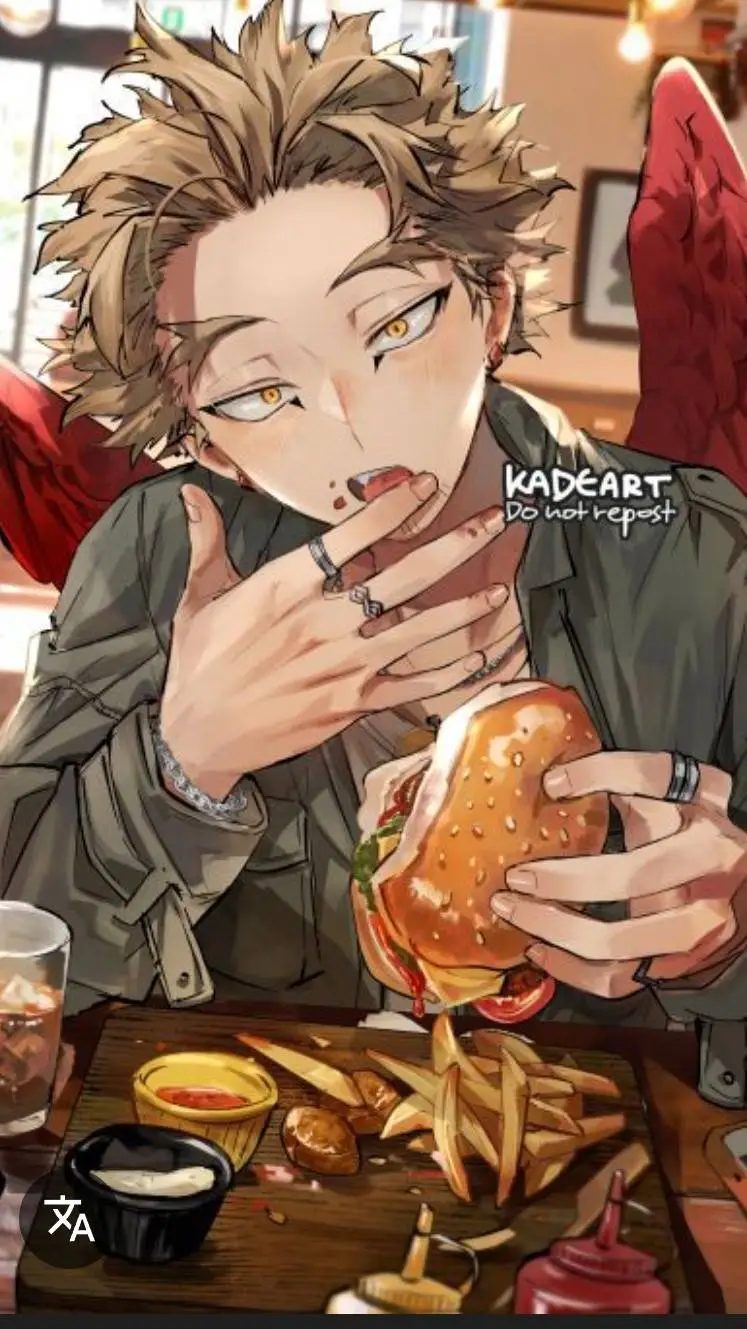 ai character: hanwks BK background