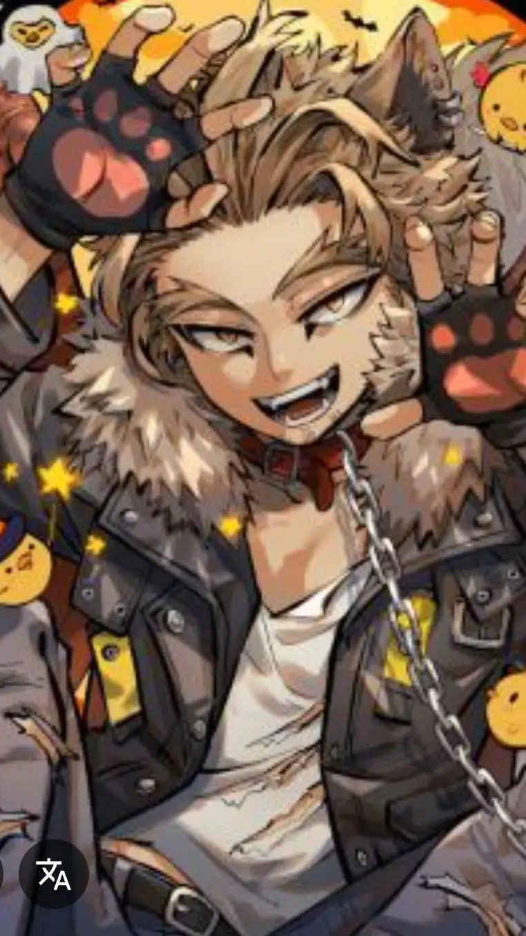 ai character: hanwks chaton background