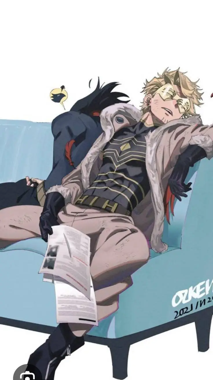 ai character: hawks comma background