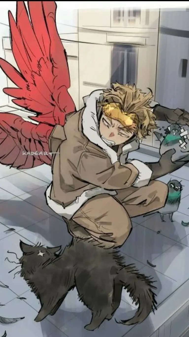 ai character: hawks pigeons 🐦 background