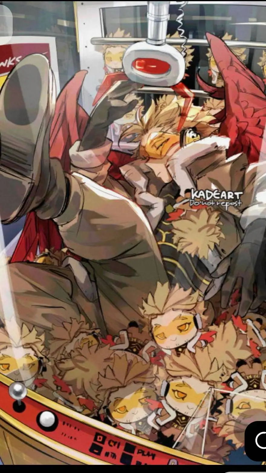 ai character: machine a hawks background