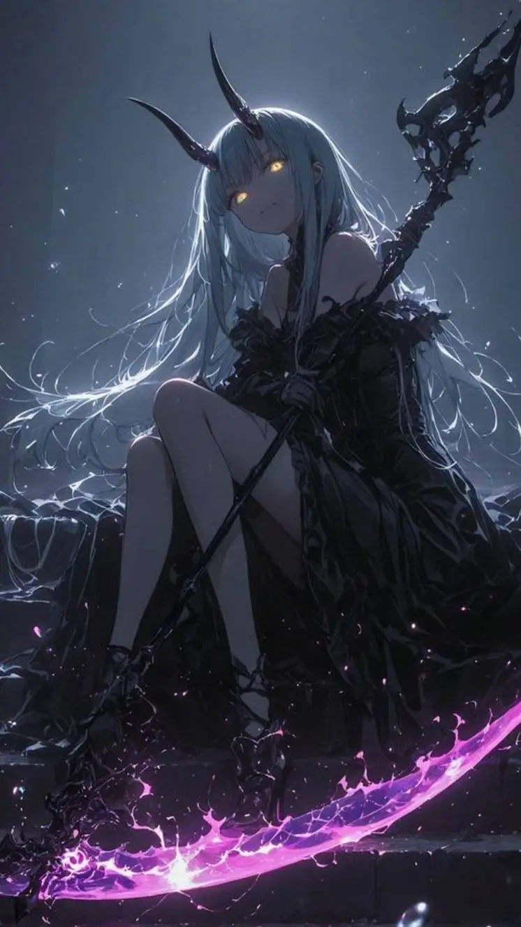 ai character: princesse démonne background