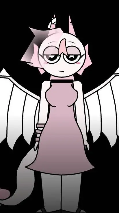 ai character: female lily background