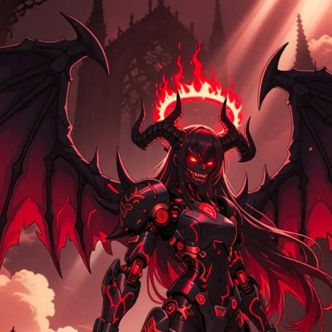 chat with ai character: Crimson Seraph